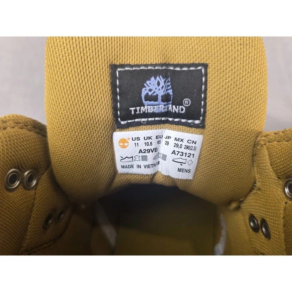 Timberland Euro Hiker Black Nubuck And Blue Size 11 Mid Hiker Worn Once
